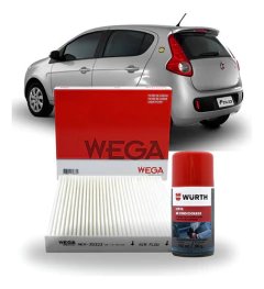 Limpa Ar Higienizador Automotivo + Filtro Cabine Fiat Palio
