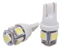 Farol Lanterna Lâmpada Led Pingo 5 Leds T10 Universal (par) - comprar online