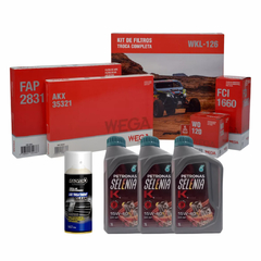 Kit Revisão Óleo Filtros Fiat Siena Idea Palio Fire + Limpa Ar Condicionado - comprar online