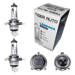 Par Lâmpada Halogena H4 12v 55w Tiger auto na internet