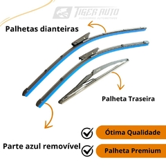 Kit Palhetas Limpador Parabrisa Silicone Duster 2020 À 2025 na internet