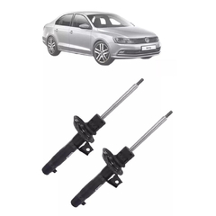 Par De Amortecedor Dianteiro Vw Jetta 2.0 2011 A 2016 Com Detalhes