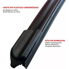 Par Palheta Limpador Parabrisa Dianteira Sandero Logan Duster 2014 A 2023 na internet