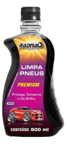 Pneu Pretinho Limpa Protege E Dá Brilho Carro E Moto 500ml