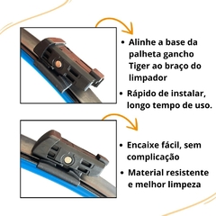 Kit 3 Palheta Limpador Parabrisa Silicone Fox 2013 À 2022 na internet