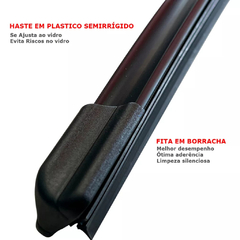 Imagem do Par Palheta Limpador Parabrisa Honda New Civic 12 13 14 15 16