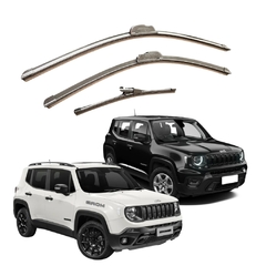 3 Palhetas Limpador Parabrisa Renegade 2018 2019 2020 2021