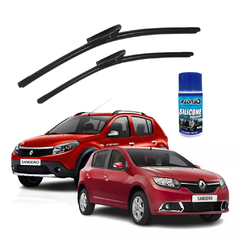 Par Palheta Limpador De Parabrisa Específica Renault Sandero