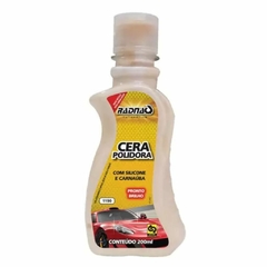 Cera Polidora Brilho Rápido Silicone Carros E Motos 200ml Radnaq