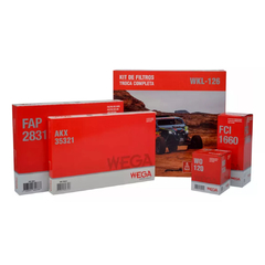 Kit Filtros Wega + 3l Óleo Petronas Selenia 15w40 Sintético na internet