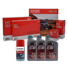 Kit Filtros Wega + 3l Óleo Petronas Selenia 15w40 Sintético - comprar online