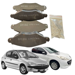 Pastilha De Freio Peugeot 206 1.0 16v 2008 2009 2010 2011