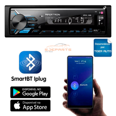 Som Rádio Automotivo Bluetooth Comando Por Voz VIPERTRON
