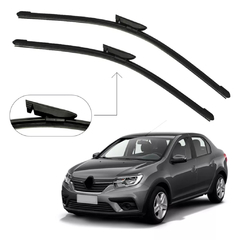 Par Palheta Limpador Parabrisa Renault Logan 2014 15 À 2021