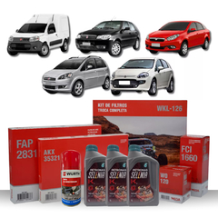 filtros e oleo fiat siena palio idea 1.0 1.3 selenia 15w40 - comprar online