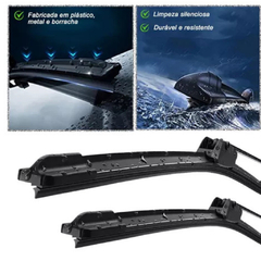 Par Palhetas Limpador Para-brisa Tiger Auto HB20 Ano 2012 a 2018 Encaixe Gancho na internet