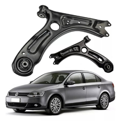Par Bandeja Suspensão Inferior + Par Pivô Jetta 2.0 2014 2015 2016 2017