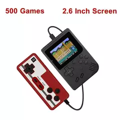 Mini console portátil de videogame retrô manual, 8 bits de 3,0 polegadas, lcd - loja online