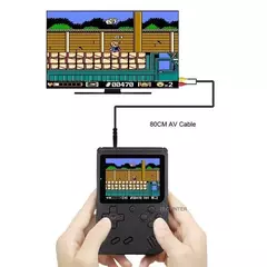 Mini console portátil de videogame retrô manual, 8 bits de 3,0 polegadas, lcd