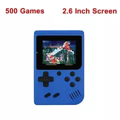 Mini console portátil de videogame retrô manual, 8 bits de 3,0 polegadas, lcd