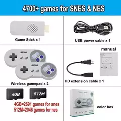 Sf900 retro jogo de vídeo console hd vara com 1500 jogos para snes controlador na internet