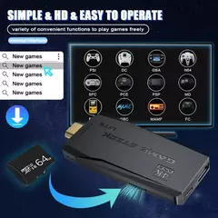 Console de videogame M8 PRO para menino, Duplo Controlador Sem Fio - Kong Games