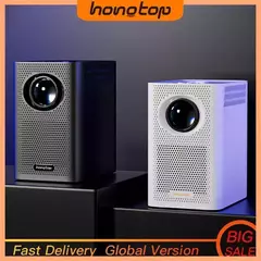 Projetor Android Portátil Versão Global, Smart TV, Wi-Fi na internet