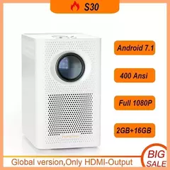 Projetor Android Portátil Versão Global, Smart TV, Wi-Fi - comprar online