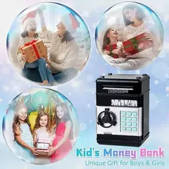 Cofrinho Digital Senha Automatico Moedas Notas Alarme na internet