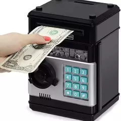 Cofrinho Digital Senha Automatico Moedas Notas Alarme
