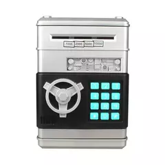 Cofrinho Digital Senha Automatico Moedas Notas Alarme - comprar online