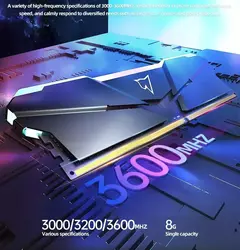 Netac memoria ram ddr4 rgb 8gbx2 16g - Kong Games
