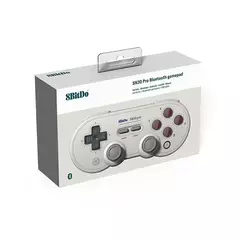 8Bitdo-SN30 Pro Controle Sem Fio Bluetooth, Controle para Nintendo Switch, Mac - Kong Games