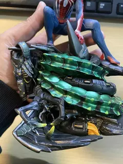 Figura Colecionável Homem-Aranha Marvel, Estátua, Edição PS4, 19cm - Kong Games