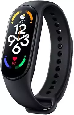Mi Smart Band 7 1.62" caixa preta, pulseira preta