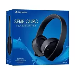 Headset sem Fio Sony Playstation Série Ouro 7.1 - Preto