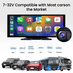 multimídia portátil para carro, CarPlay sem fio, Android Auto - comprar online
