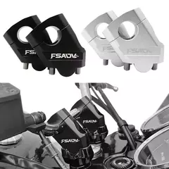 1 par universal da motocicleta guiador riser barra de montagem alça braçadeira - comprar online