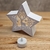 Adorno navideño forma de estrella con un reno - comprar online