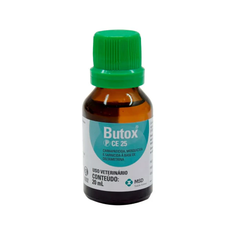 BUTOX CARRAPATICIDA, MOSQUICIDA, SARNICIDA 20ML MSD