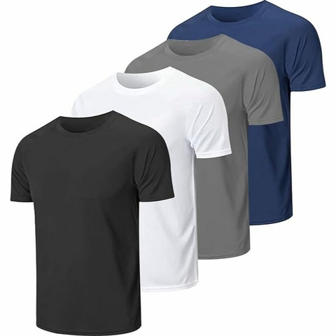 Kit 4 Camisetas Masculinas Dry Fit