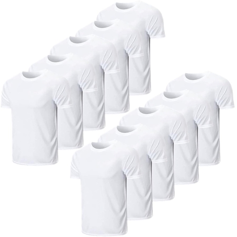 Kit 10 Camisetas Masculinas Sublimação
