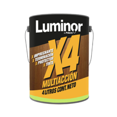 LUMINOR X4 MULTIACCION TRANSPARENTE Al agua 4LTS - comprar online