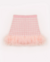 SAIA SHORT TRICOT XADREZ SILHUETTE BARBIE FRUFRU TULE BARRA SUGAR ROSE - Kodomo Boutique