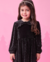 VESTIDO MANGA LONGA COTELE PRETO na internet