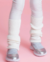 POLAINA TRICOT CANELADA OFF WHITE - comprar online