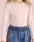 BLUSA INVERNO PANDA MANGA LONGA ROSA - comprar online