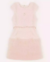VESTIDO BOUCLE SAIA FRUFRU TULE COM CINTO ROSA GELADO
