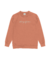 BLUSAO MOLETOM LOGOMANIA SLIM TERRACOTA - comprar online