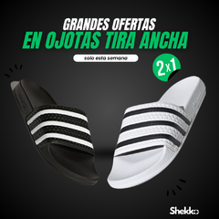 OFERTA NAVIDEÑA 2x1 - Ojotas Adidas Tira Ancha